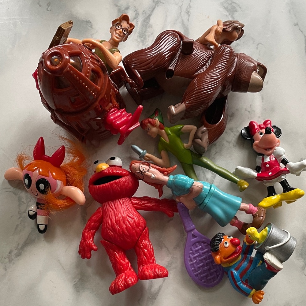 Vintage mixed toy lot - USED